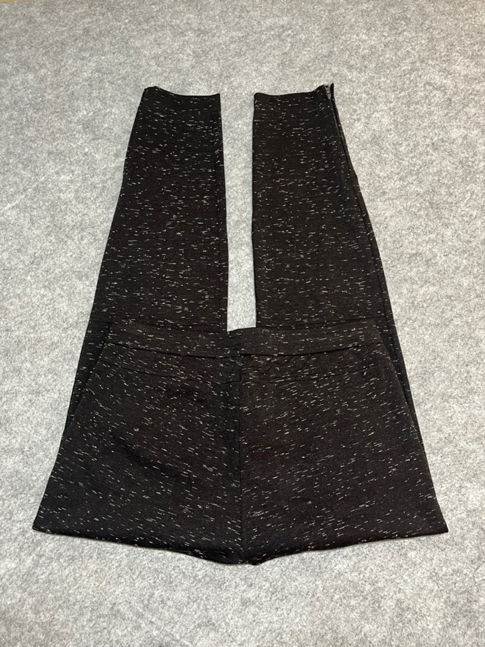 Vince Black and White Speckled Knit Leggings